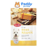 Bánh Thưởng Cho Chó Xúc Xích Phô Mai Bowwow 240g (14 cây) - Paddy Pet Shop